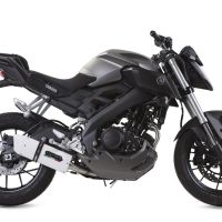Escape compatível com Yamaha Mt 125 2014-2016, Albus Ceramic, Sistema homologado com catalisador linha completa, silencioso mais coletor 