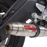 Escape compatível com Yamaha Mt 125 2017-2019, Deeptone Inox, Escape legal, aprovado, com db killer removível, tubo de conexão e conversor catalítico 