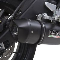 Escape compatível com Yamaha Mt 125 2017-2019, Furore Evo4 Nero, Sistema homologado com catalisador linha completa, silencioso mais coletor 