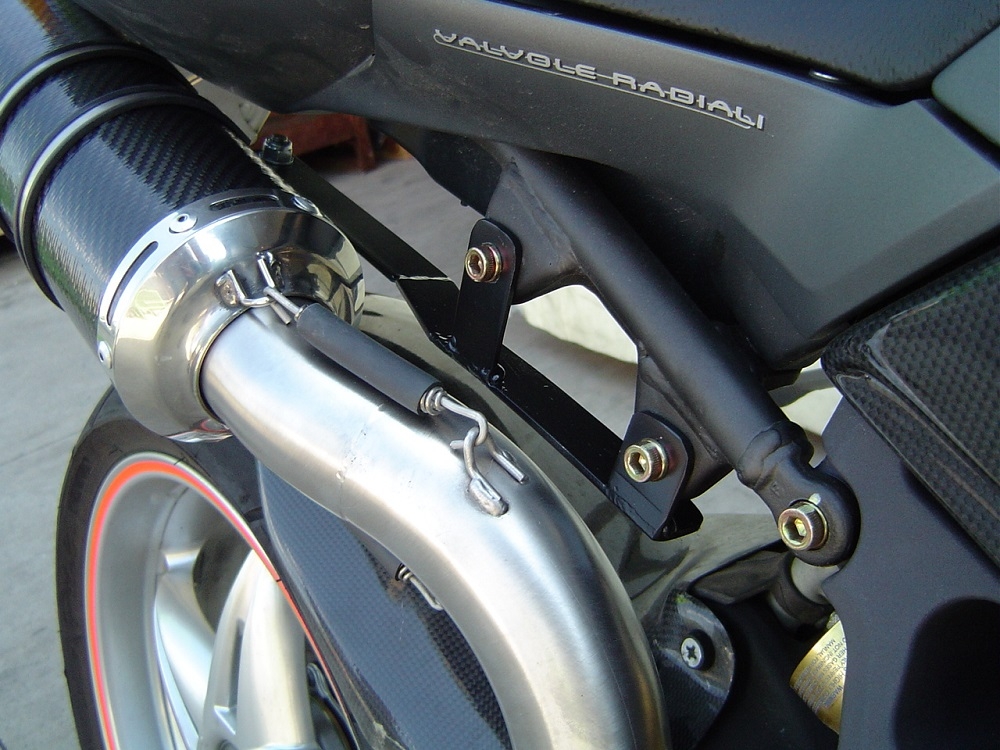 Escape compatível com Mv Agusta Brutale 750 S 2000-2006, Albus Ceramic, Escape legal, homologado, silenciador com db killer removível e tubo de ligação específico 
