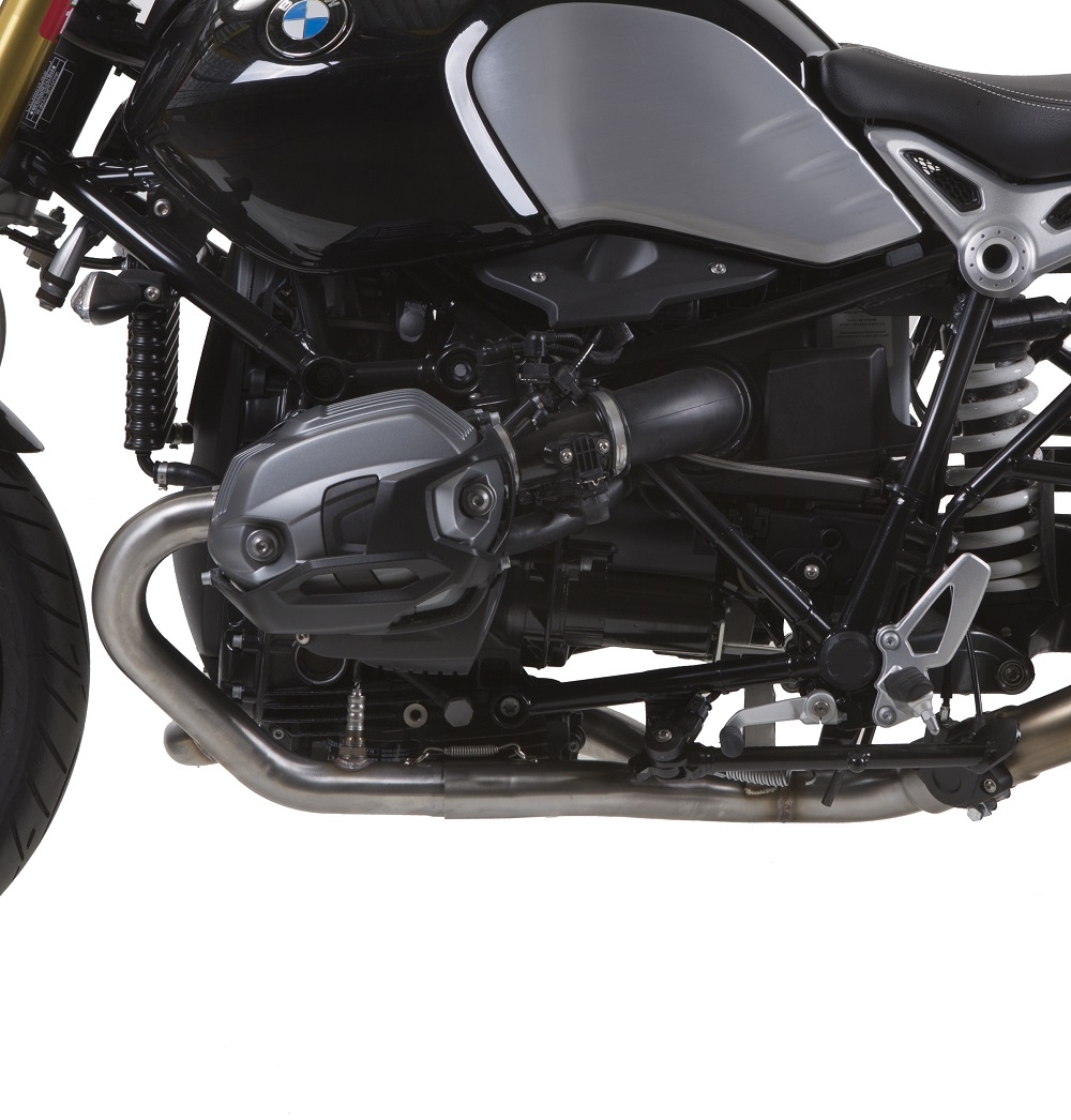 Escape compatível com Bmw R Nine-T 1200 -Pure -Racer -Scrambler -Urban G-S 2013-2019, Decatalizzatore, Sistema racing Sistema de tubo para eliminar o catalisador 