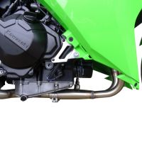 Escape compatível com Kawasaki Ninja 300 R 2012-2017, Deeptone Inox, Sistema homologado com catalisador linha completa, silencioso mais coletor 
