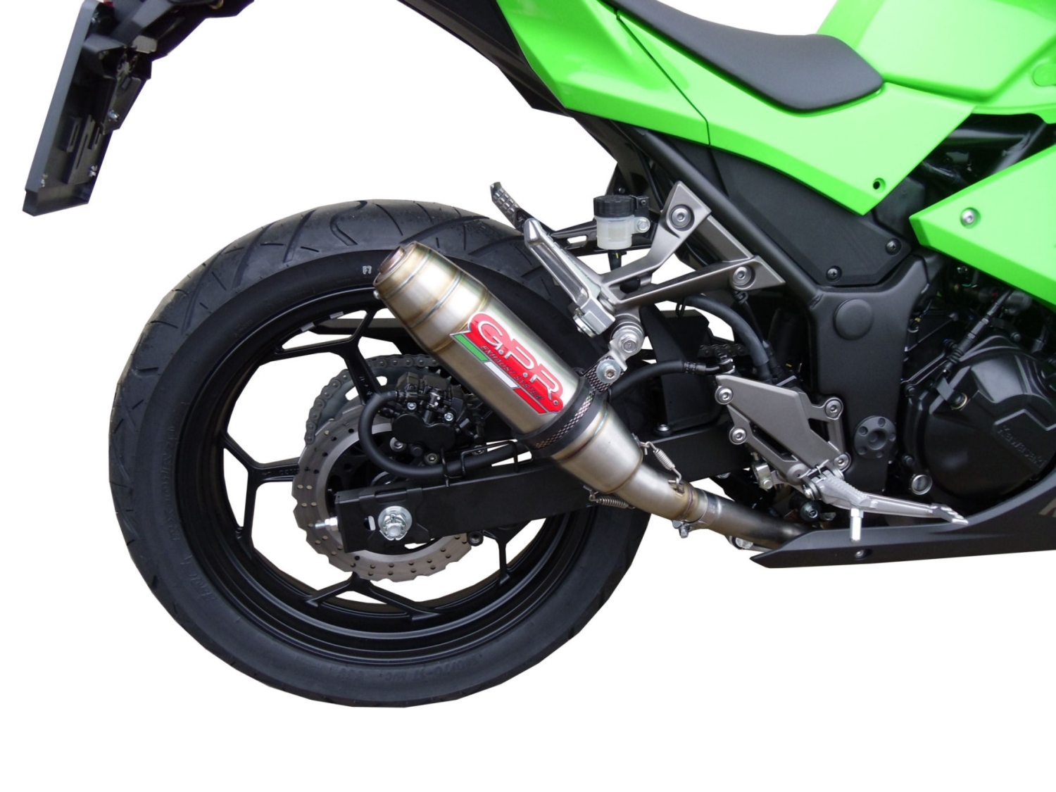 Escape compatível com Kawasaki Ninja 300 R 2012-2017, Deeptone Inox, Escape legal, homologado, silenciador com db killer removível e tubo de ligação específico 