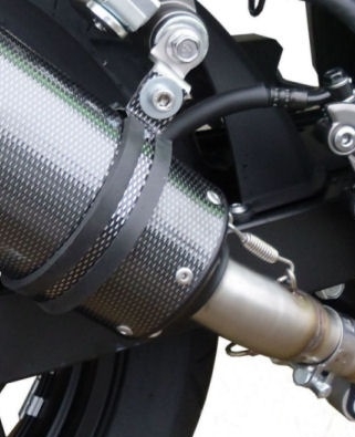Escape compatível com Kawasaki Ninja 300 R 2012-2017, Furore Nero, Sistema homologado com catalisador linha completa, silencioso mais coletor 