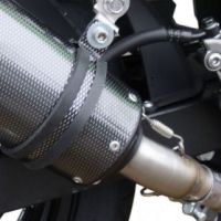 Escape compatível com Kawasaki Ninja 300 R 2012-2017, Furore Nero, Sistema homologado com catalisador linha completa, silencioso mais coletor 