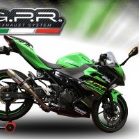 Escape compatível com Kawasaki Ninja 400 2018-2022, Deeptone Inox, Escape Racing, linha completa, fornecido com coletor específico, artigo sem homologação 