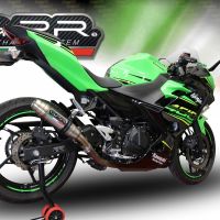 Escape compatível com Kawasaki Ninja 400 2018-2022, Deeptone Inox, Escape Racing, linha completa, fornecido com coletor específico, artigo sem homologação 