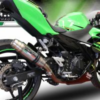 Escape compatível com Kawasaki Ninja 400 2018-2022, Deeptone Inox, Escape Racing, linha completa, fornecido com coletor específico, artigo sem homologação 
