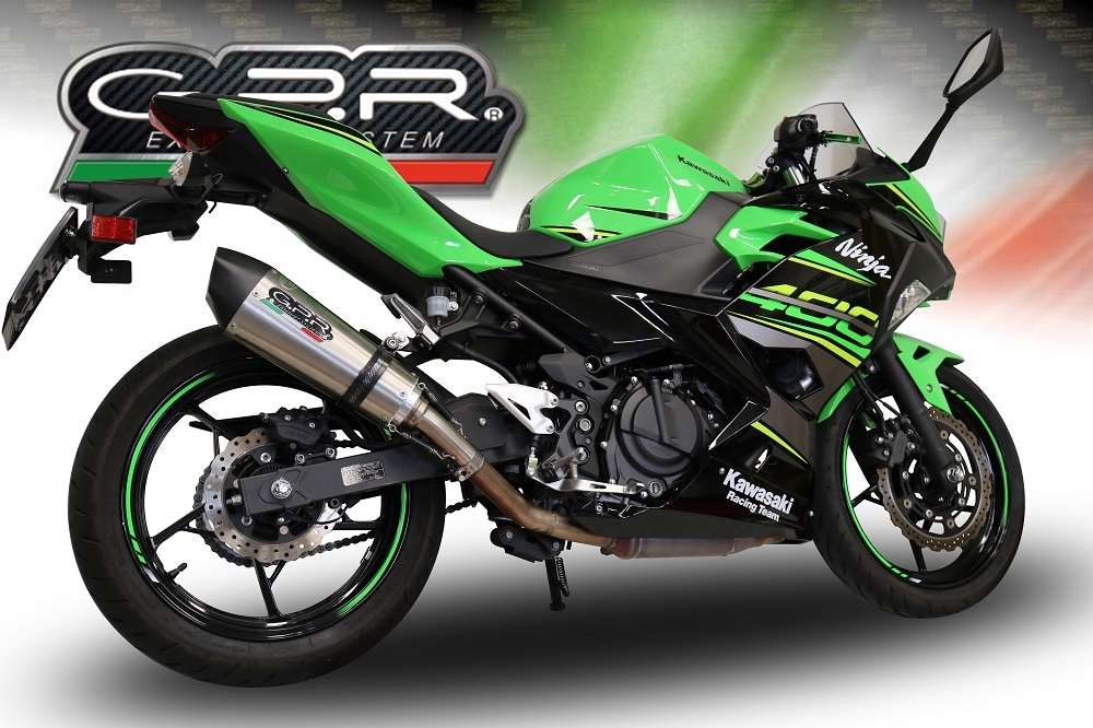 GPR escape compatível com  Kawasaki Z 500 2023-2025, New Grand Prix Evo Titanium, Escape Racing, linha completa, fornecido com coletor específico, artigo sem homologação 