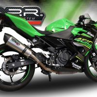 GPR escape compatível com  Kawasaki Z 500 2023-2025, New Grand Prix Evo Titanium, Escape Racing, linha completa, fornecido com coletor específico, artigo sem homologação 