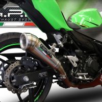Escape compatível com Kawasaki Z 400 2023-2025, Powercone Evo, Escape legal, homologado, silenciador com db killer removível e tubo de ligação específico 