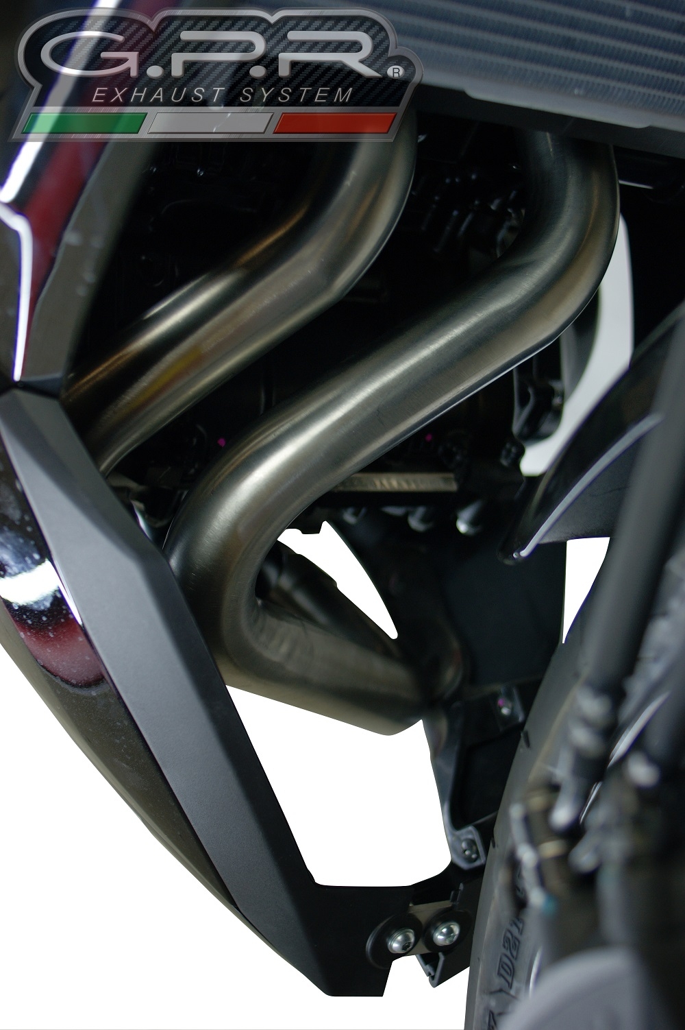 Escape compatível com Kawasaki Ninja 650 2017-2020, Powercone Evo, Sistema homologado com catalisador linha completa, silencioso mais coletor 