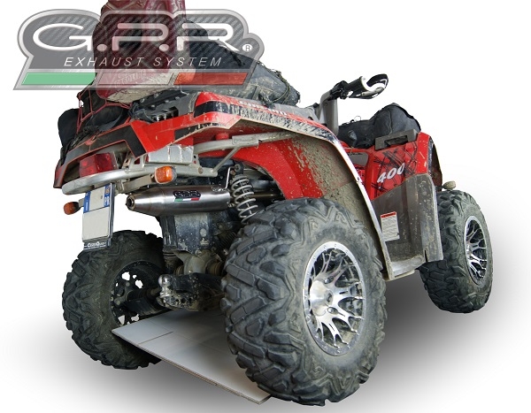 Escape compatível com Can Am Outlander 330 2005-2011, Deeptone Atv, Sistema homologado,legal, linha completa, incluindo db killer removível mais coletor 