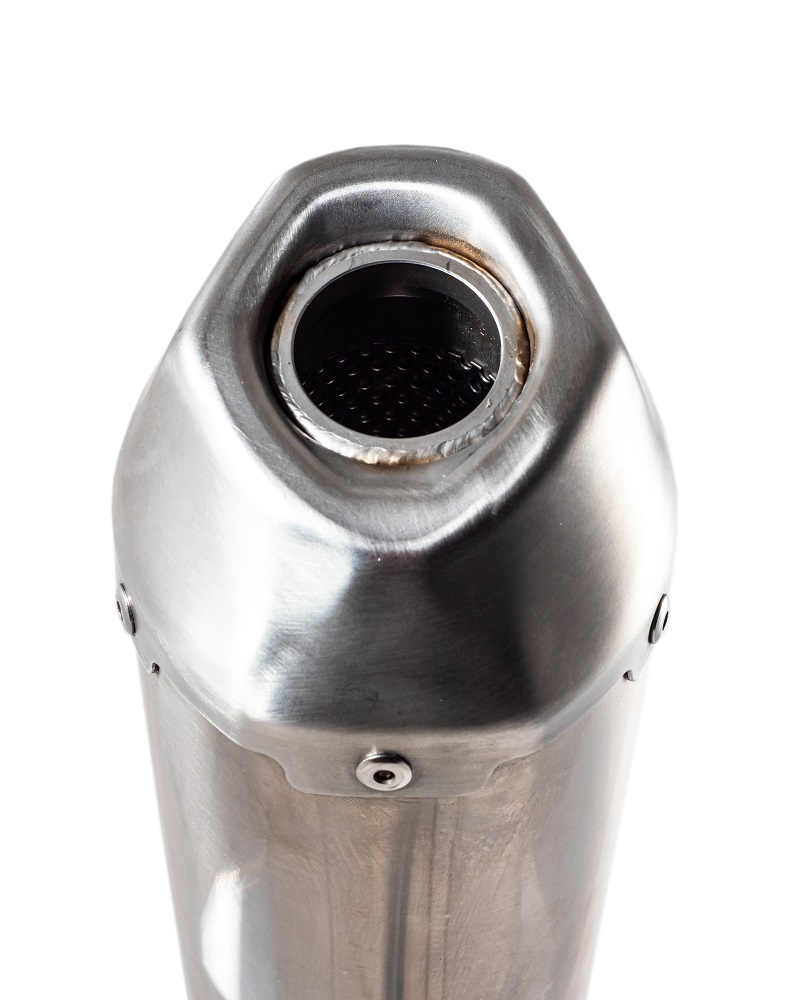 Escape compatível com Yamaha YZ 250 FX 2020-2025, Pentacross Inox, Escape racing linha completa, silencioso mais coletor com dbkiller, não homologado 