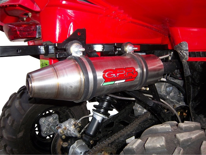 Escape compatível com Polaris Scrambler 500 2001-2012, Deeptone Atv, Escape legal, homologado, silenciador com db killer removível 