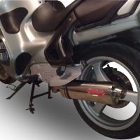 Escape compatível com Bmw R 850 R -GS 1994-2002, Trioval, Escape legal, homologado, silenciador com db killer removível e tubo de ligação específico 