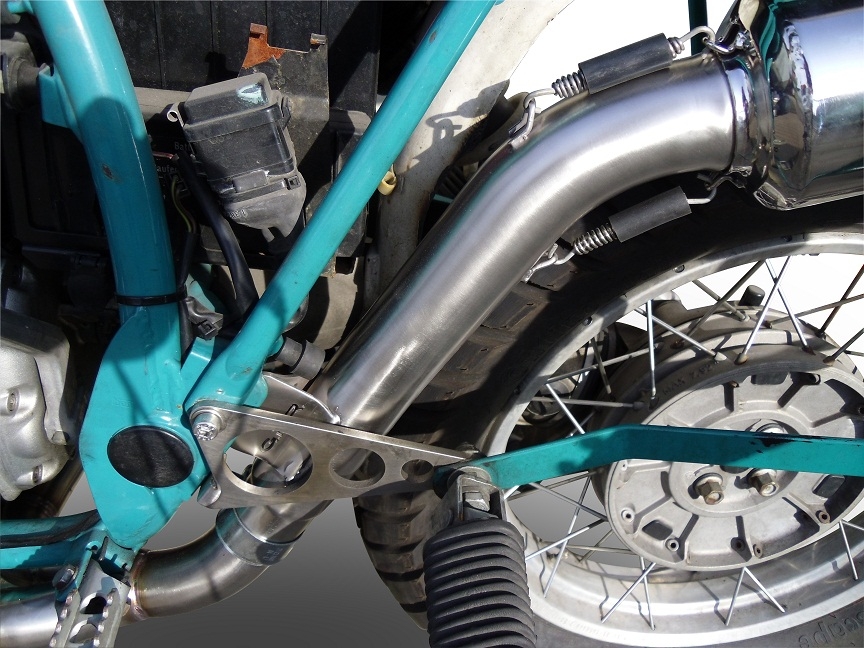 Escape compatível com Bmw R 80 Gs 1980-1987, Decatalizzatore, Sistema racing Sistema de tubo para eliminar o catalisador 