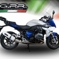 Escape compatível com Bmw R 1200 Rs Lc 2015-2016, Albus Ceramic, Escape legal, homologado, silenciador com db killer removível e tubo de ligação específico 