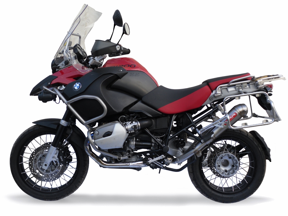 Escape compatível com Bmw R 1200 Gs -Adventure 2013-2013, Powercone Evo, Escape legal, homologado, silenciador com db killer removível e tubo de ligação específico 