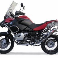 Escape compatível com Bmw R 1200 Gs -Adventure 2013-2013, Powercone Evo, Escape legal, homologado, silenciador com db killer removível e tubo de ligação específico 