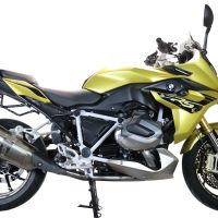 Escape compatível com Bmw R 1250 R -Rs 2021-2024, Decatalizzatore, Sistema racing Sistema de tubo para eliminar o catalisador 