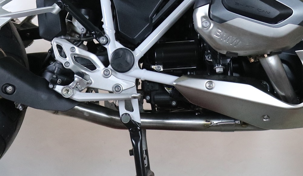 Escape compatível com Bmw R 1250 R -Rs 2021-2024, Decatalizzatore, Sistema racing Sistema de tubo para eliminar o catalisador 