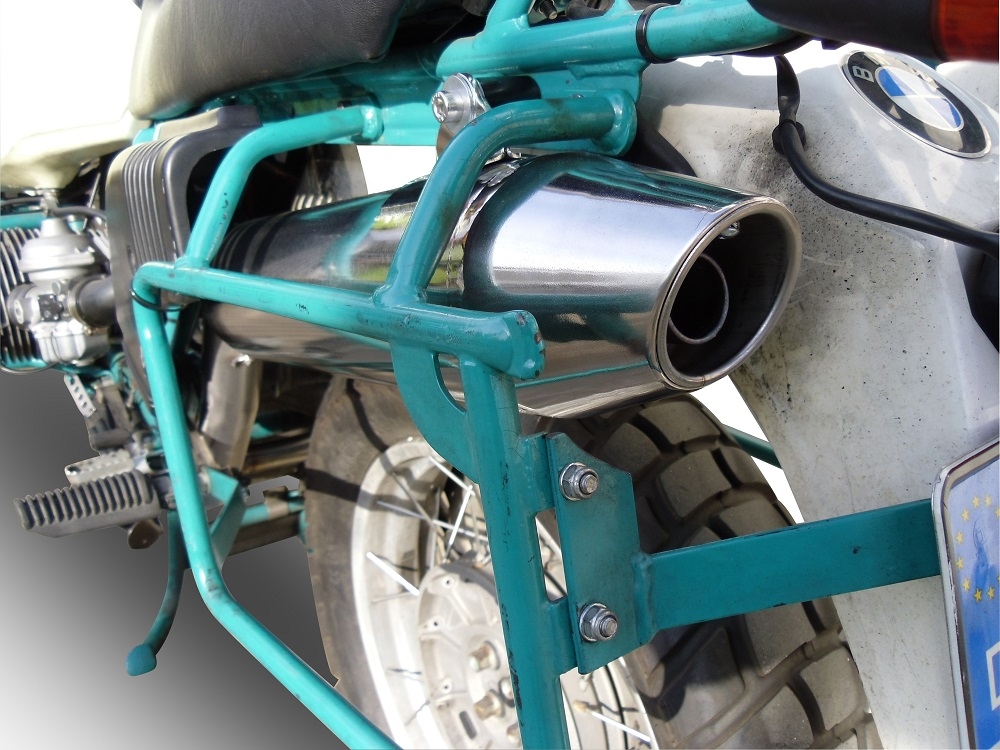 Escape compatível com Bmw R 100 Gs 1987-1996, Vintacone, Escape legal, homologado, silenciador com db killer removível e tubo de ligação específico 