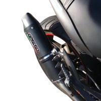 Escape compatível com Cagiva X-Raptor 1000 2002-2002, Furore Nero, Par de silenciosos de escape homologadas, com db killer removível e tubos de ligação específicos 