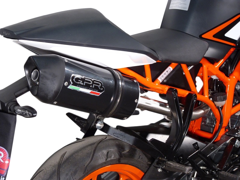 Escape compatível com Ktm Rc 200 2014-2021, Deeptone Inox, Escape legal, homologado, silenciador com db killer removível e tubo de ligação específico 