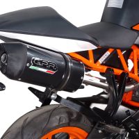 Escape compatível com Ktm Rc 200 2014-2021, Deeptone Inox, Escape legal, homologado, silenciador com db killer removível e tubo de ligação específico 