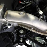 Escape compatível com Royal Enfield Himalayan 410 Diam.36mm 2017-2020, Albus Evo4, Escape legal, aprovado, com db killer removível, tubo de conexão e conversor catalítico 