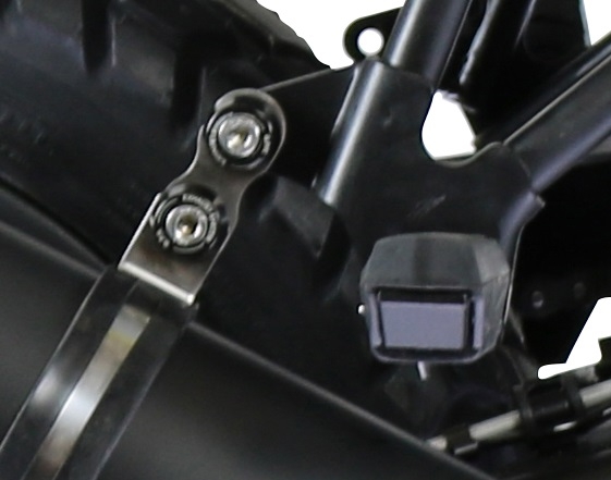 Escape compatível com Royal Enfield Himalayan 410 Diam.36mm 2017-2020, Albus Evo4, Escape legal, aprovado, com db killer removível, tubo de conexão e conversor catalítico 