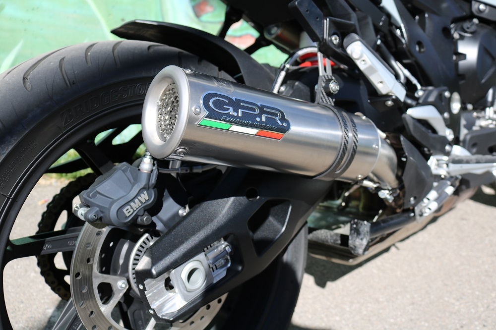 Escape compatível com Bmw S 1000 XR -M 2020-2025, M3 Inox , Sistema racing Silencioso com tubo de ligação 