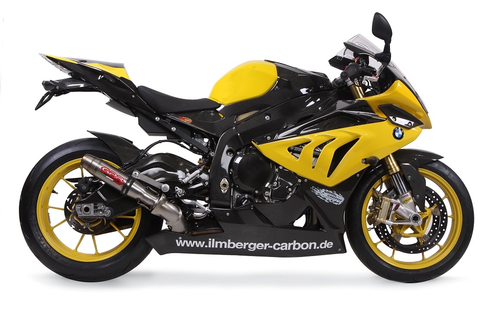 Escape compatível com Bmw S 1000 Rr 2009-2011, Deeptone Inox, Escape legal, homologado, silenciador com db killer removível e tubo de ligação específico 