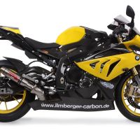 Escape compatível com Bmw S 1000 Rr 2009-2011, Deeptone Inox, Escape legal, homologado, silenciador com db killer removível e tubo de ligação específico 