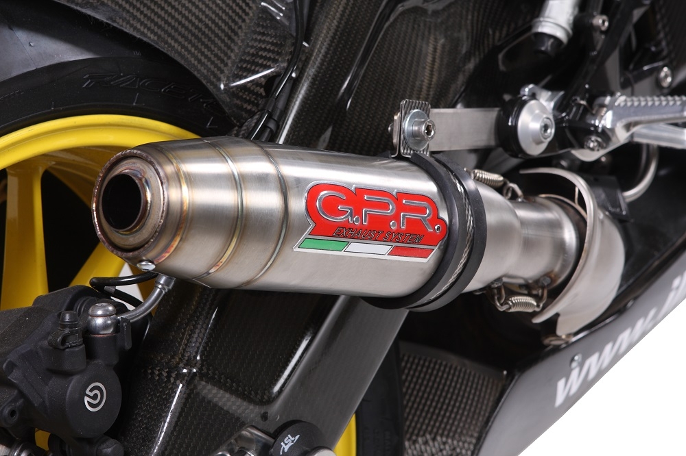 Escape compatível com Bmw S 1000 Rr 2009-2011, Deeptone Inox, Escape legal, homologado, silenciador com db killer removível e tubo de ligação específico 