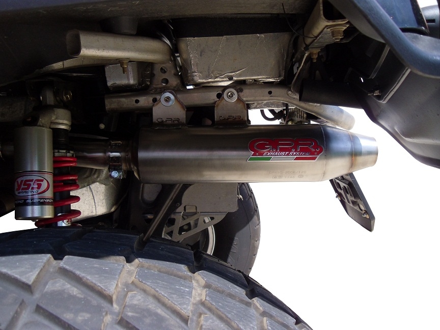 Escape compatível com Can Am Outlander 800 R short chassis 2013-2015, Deeptone Atv, Escape legal, homologado, silenciador com db killer removível e tubo de ligação específico 