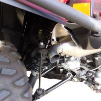 Escape compatível com Polaris Sportsman Xp 850 - Xp 850 Forest 2010-2014, Power Bomb, Escape legal, homologado, silenciador com db killer removível e tubo de ligação específico 