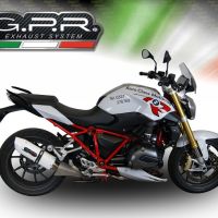 Escape compatível com Bmw R 1200 R 2015 Lc 2015-2016, Albus Ceramic, Escape legal, homologado, silenciador com db killer removível e tubo de ligação específico 