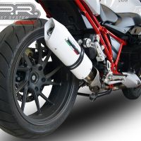 Escape compatível com Bmw R 1200 R 2015 Lc 2015-2016, Albus Ceramic, Escape legal, homologado, silenciador com db killer removível e tubo de ligação específico 