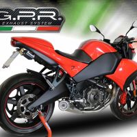 Escape compatível com Buell 1125 R -CR 2005-2009, Powercone Evo, Escape homologado semi-completo com db killer removível 