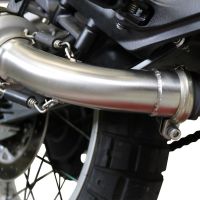 Escape compatível com Husqvarna Svartpilen 401 2018-2019, GP Evo4 Poppy, Escape legal, homologado, silenciador com db killer removível e tubo de ligação específico 