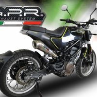 Escape compatível com Husqvarna Vitpilen 401 2018-2019, Powercone Evo, Escape legal, homologado, silenciador com catalisador, db killer removível e tubo de ligação específico 