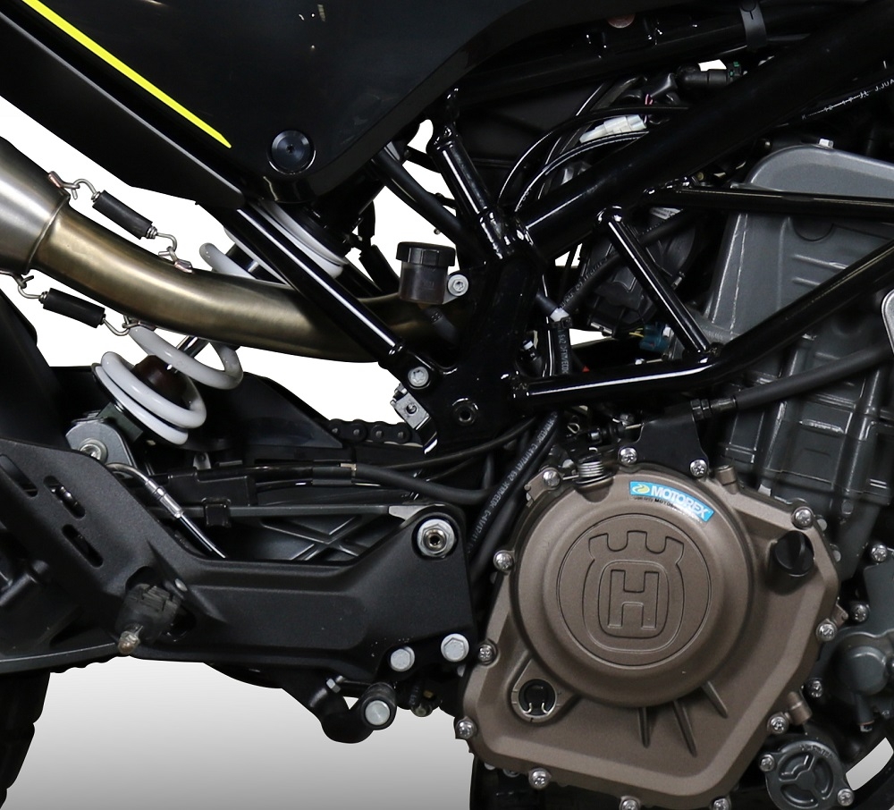 Escape compatível com Husqvarna Vitpilen 401 2018-2019, Powercone Evo, Escape legal, homologado, silenciador com catalisador, db killer removível e tubo de ligação específico 