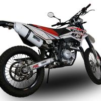 GPR escape compatível com  Beta RR 125 Enduro Lc 4t 2010-2018, Albus Ceramic, Escape legal, homologado, silenciador com db killer removível e tubo de ligação específico 