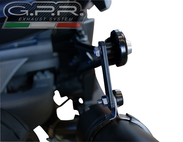 Escape compatível com Bmw C 650 Sport 2016-2020, Furore Evo4 Nero, Escape legal, homologado, silenciador com db killer removível e tubo de ligação específico 