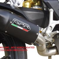 Escape compatível com Mv Agusta Brutale 800 2017-2020, Furore Evo4 Nero, Escape legal, homologado, silenciador com catalisador, db killer removível e tubo de ligação específico 