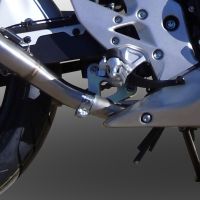 Escape compatível com Honda Cb 500 F 2013-2015, Satinox , Escape legal, homologado, silenciador com db killer removível e tubo de ligação específico 