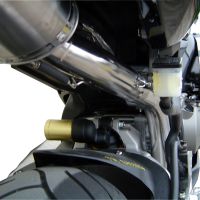Escape compatível com Honda Cbr 1000 Rr 2004-2007, Tiburon Titanium, Sistema racing Silencioso com tubo de ligação 