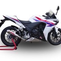 Escape compatível com Honda Cbr 500 R 2012-2016, Powercone Evo, Escape legal, homologado, silenciador com db killer removível e tubo de ligação específico 